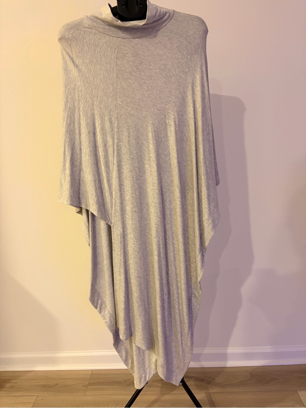 Light Gray Women's Draped Skirt